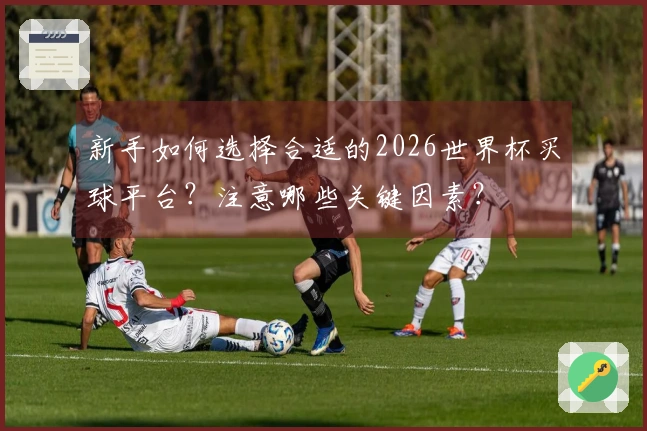 新手如何选择合适的2026世界杯买球平台？注意哪些关键因素？